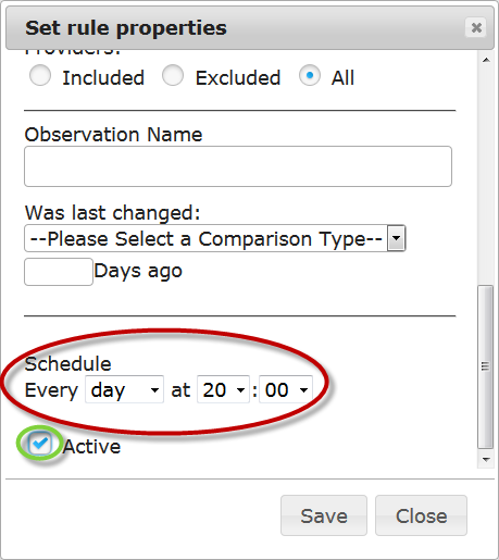 Screenshot of Scheduling Structured Patient Add